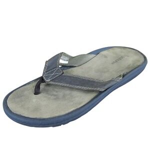 Gotcha Men's 12 Brown Synthetic Flip Flops Thong Sandals Casual‎ Comfort